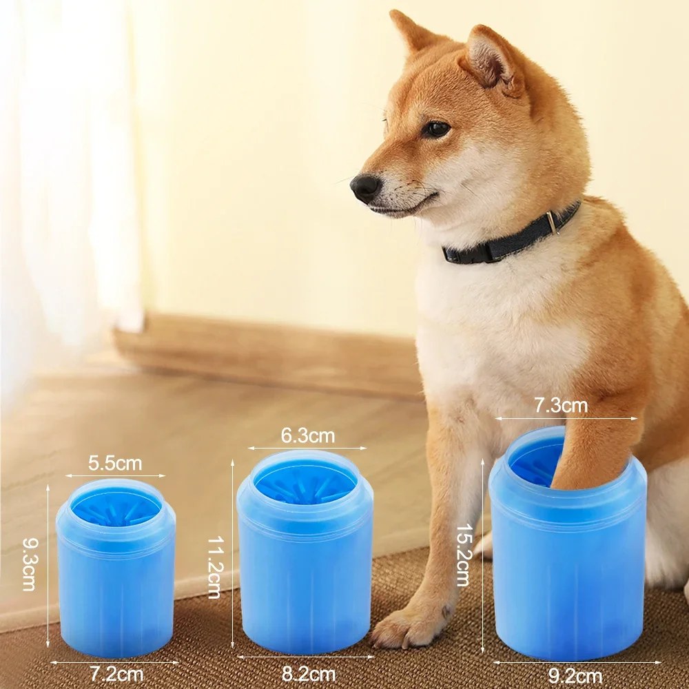 The Muddy Walks Kit — portable paw cleaner and drying mitt